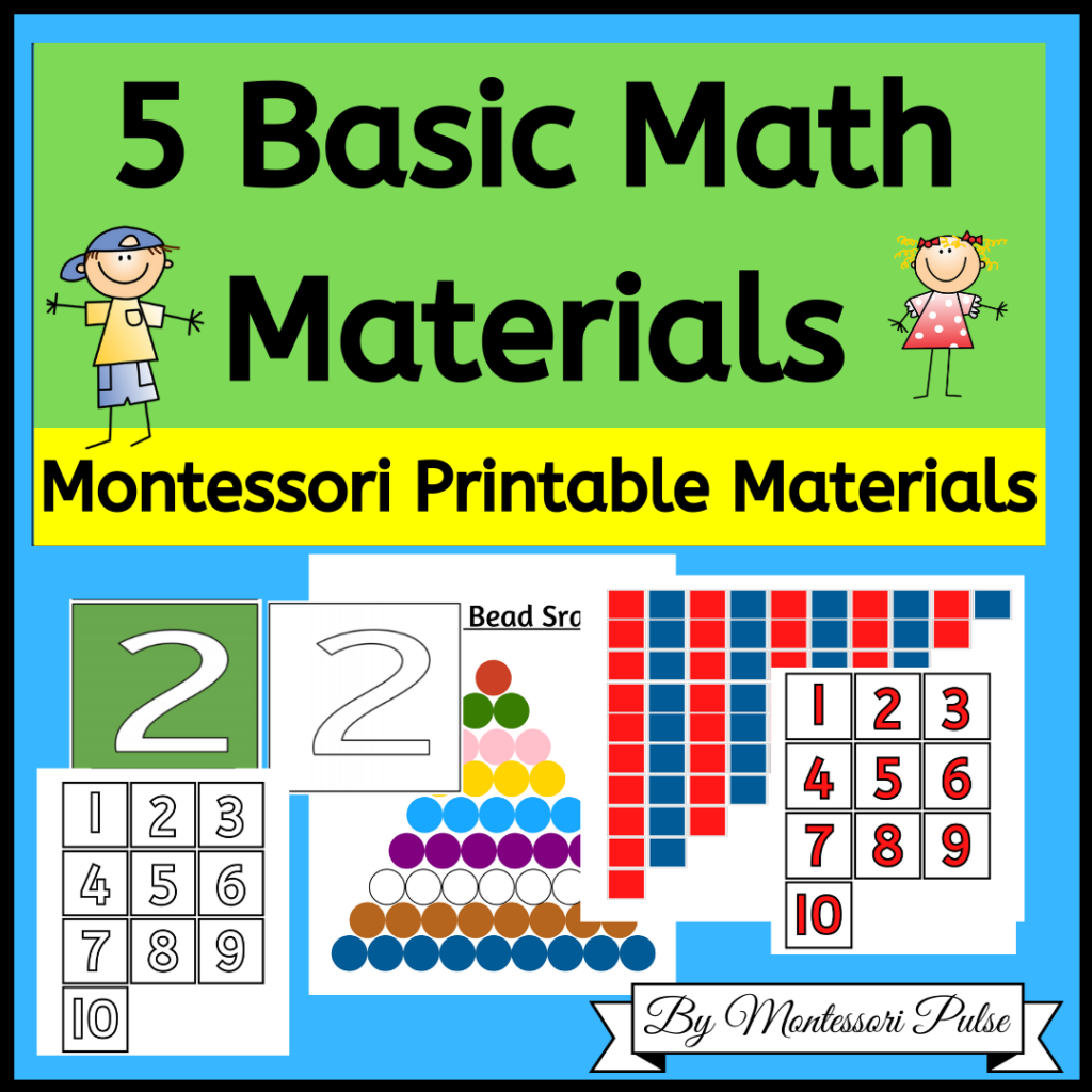 5 Basic printable Math Materials