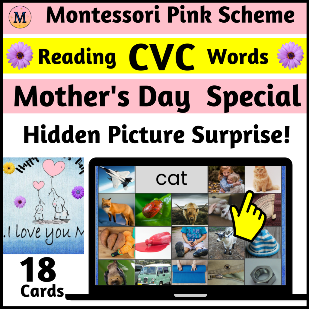 Mother's  Hidden Picture Surprise Digital internet activity