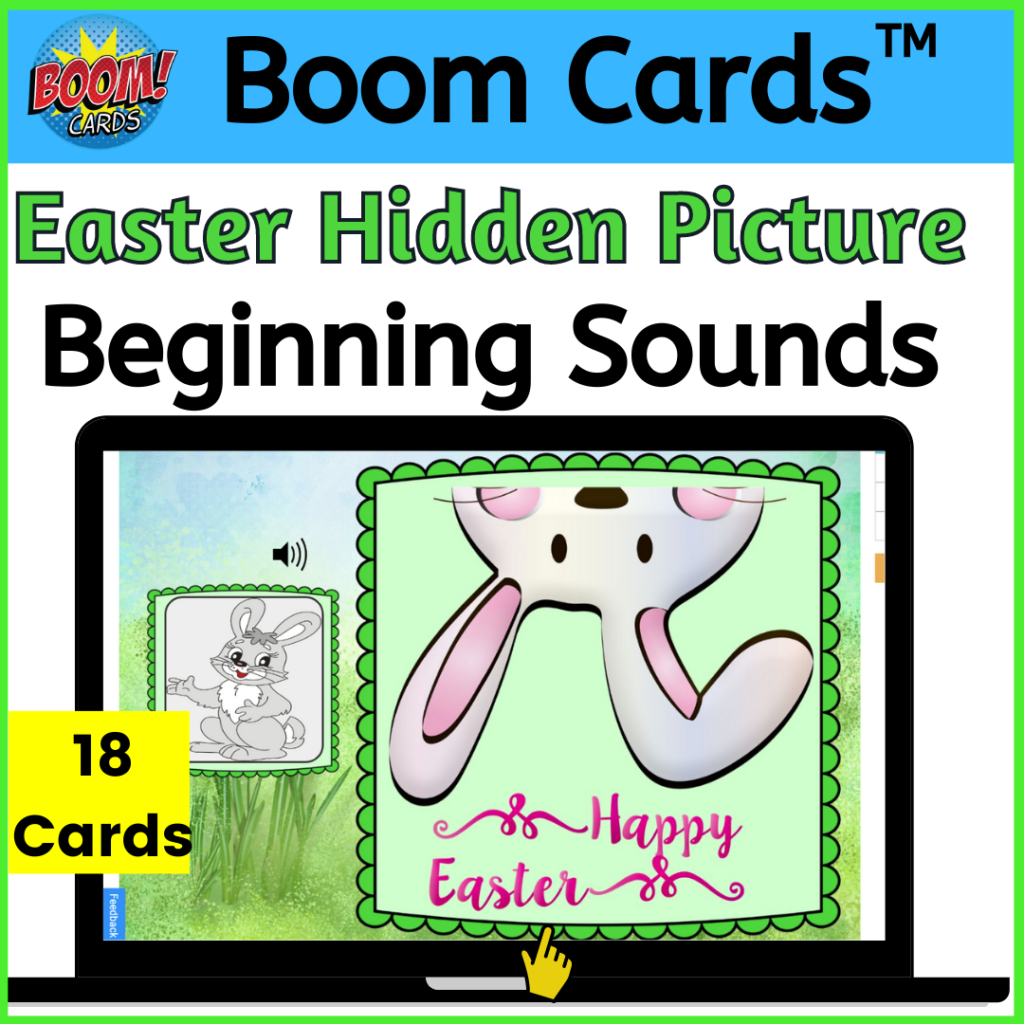 Easter Hidden Picture Digital ad interactive Boom Cards