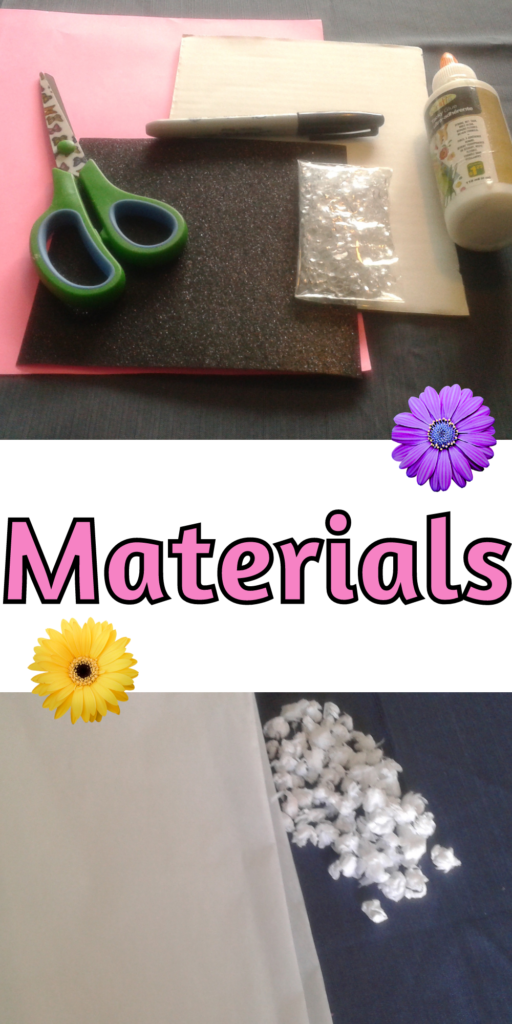 Material for Easy Mother's Day Craft 