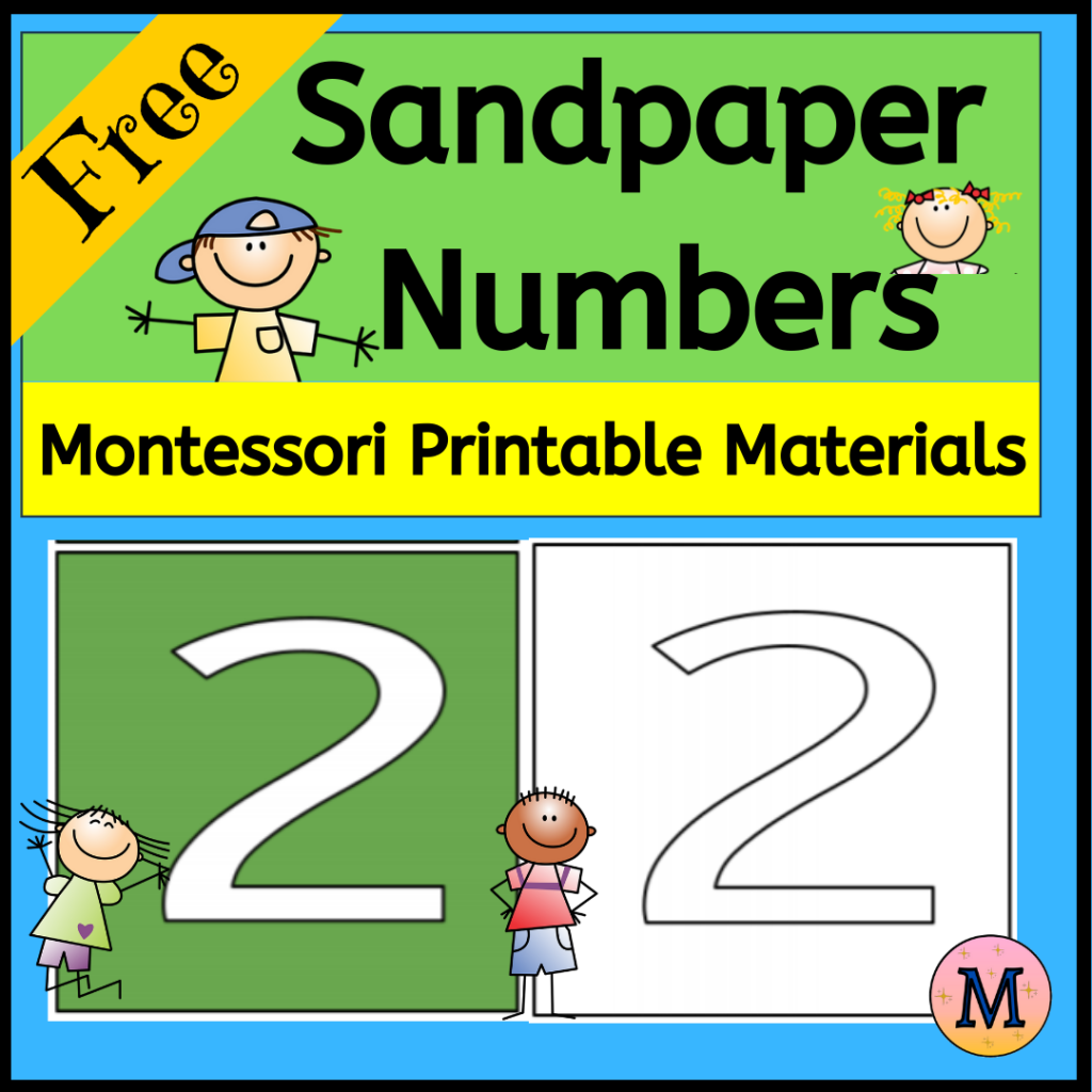 Free Montessori Sandpaper Numbers