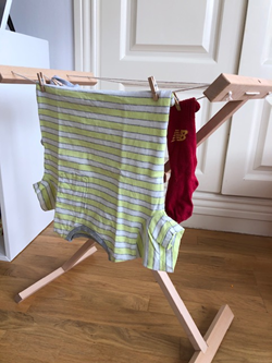 Montessori Practical Life Activity, hanging clothes