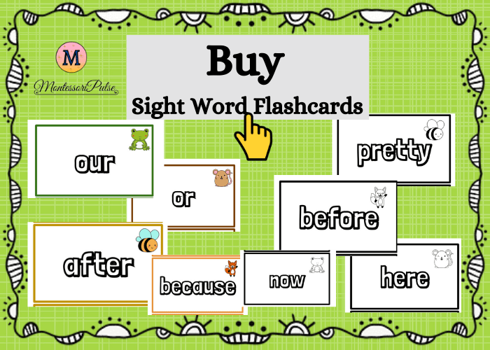 sight word flashcards