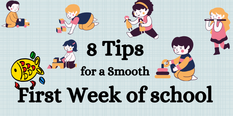 back to school tips, first week of school