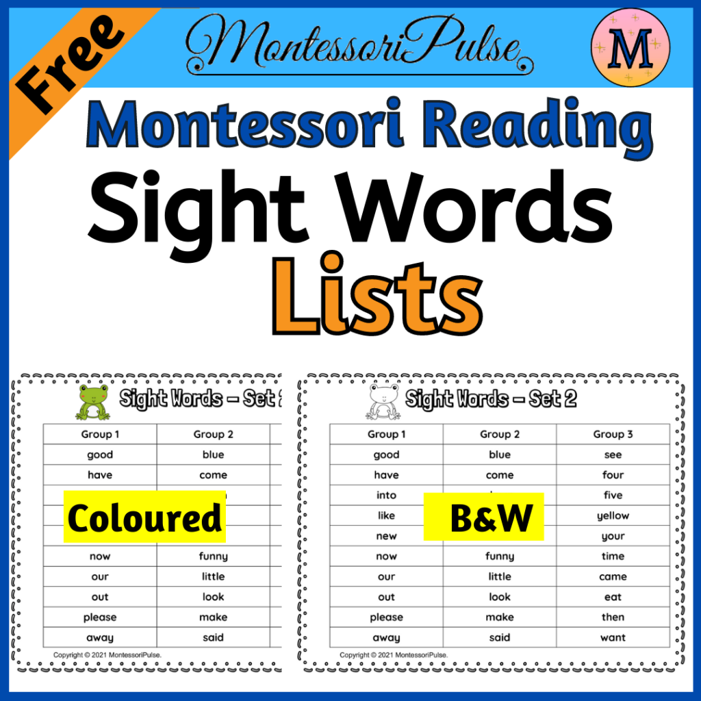 120 Sight Words Lists