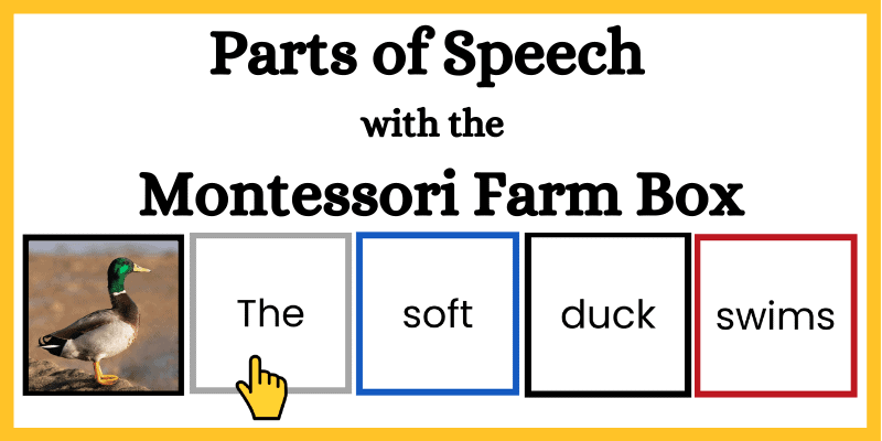 parts of speech for sentence structure