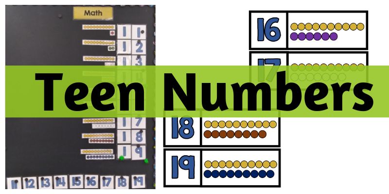 teen numbers activities